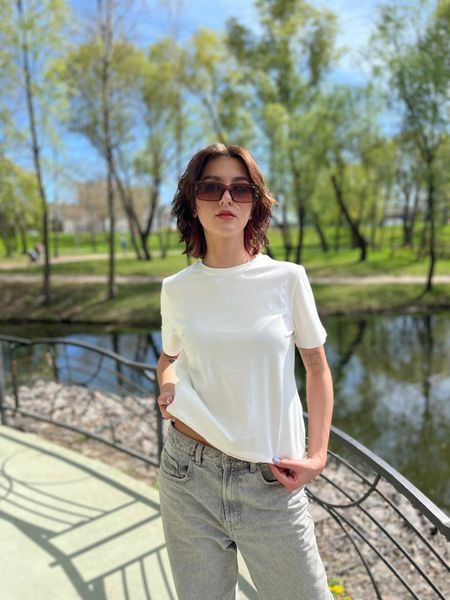 Футболка класична біла (9.04.1) w.9.04.1 фото